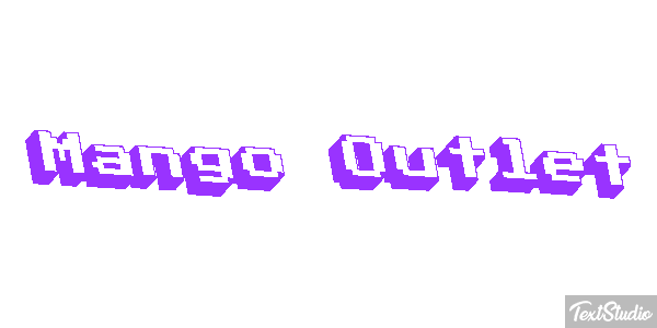 Mango Outlet Text effect