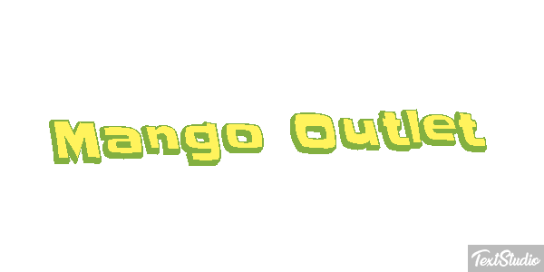 Mango Outlet Text effect
