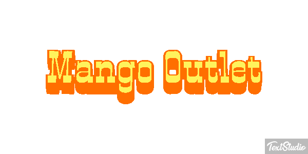 Mango Outlet Text effect