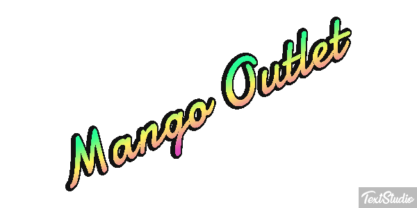 Mango Outlet Text effect