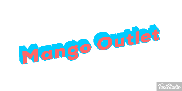 Mango Outlet Text effect