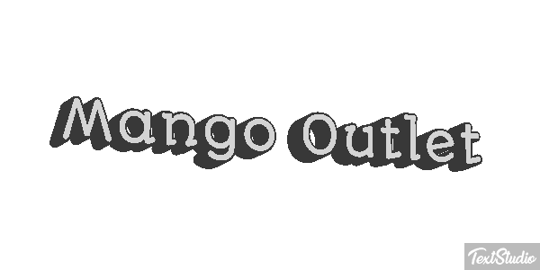 Mango Outlet Text effect
