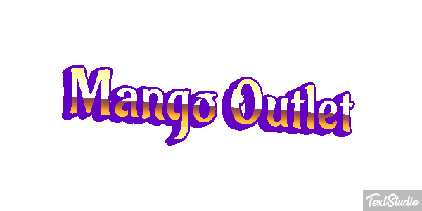 Mango Outlet Text effect