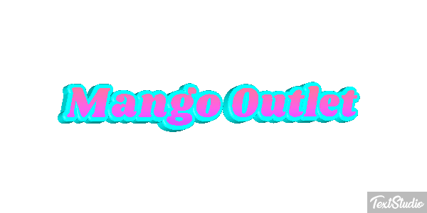 Mango Outlet Text effect
