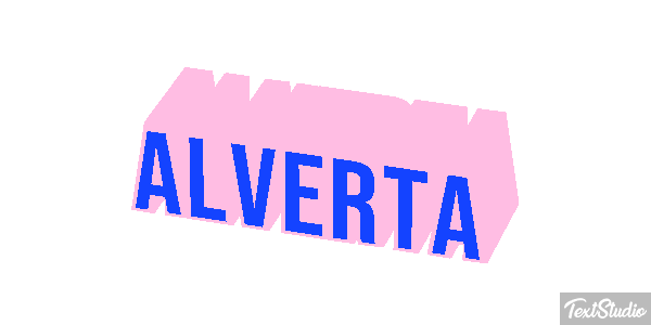 Alverta Text effect