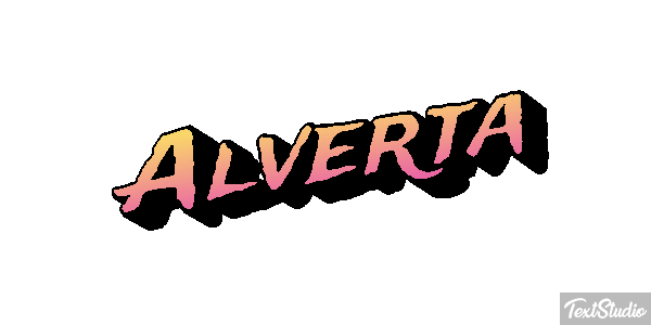 Alverta Text effect