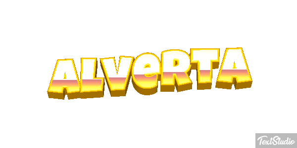 Alverta Text effect