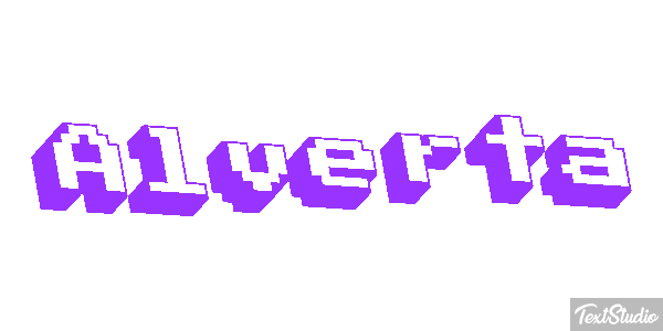 Alverta Text effect