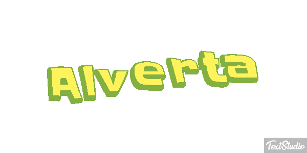 Alverta Text effect