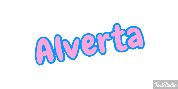 Alverta Text effect