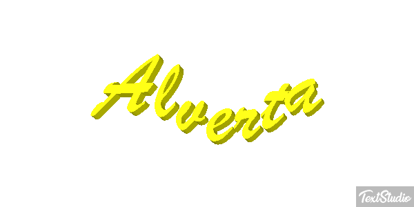 Alverta Text effect