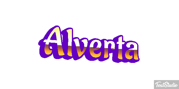 Alverta Text effect