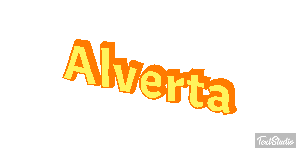 Alverta Text effect