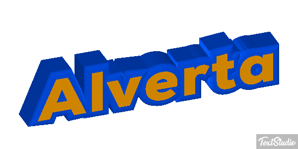 Alverta Text effect