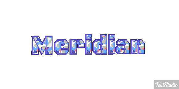 Meridian Effetto testo