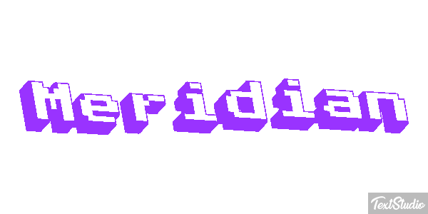 Meridian Effetto testo