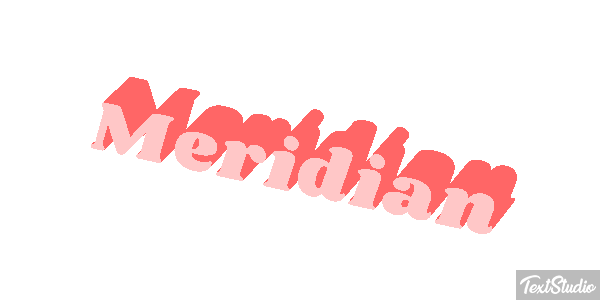 Meridian Effetto testo