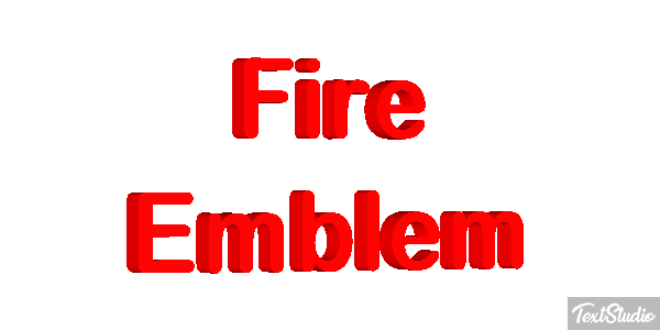 Fire Emblem Effetto testo