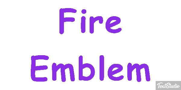 Fire Emblem Effetto testo