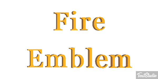 Fire Emblem Effetto testo