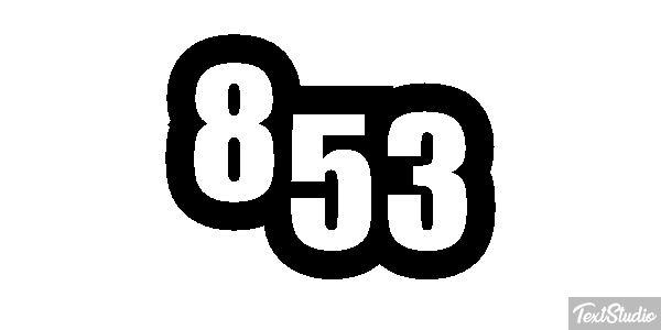 853 Efecto de texto