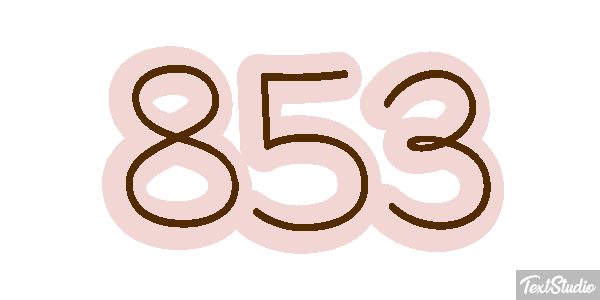 853 Efecto de texto