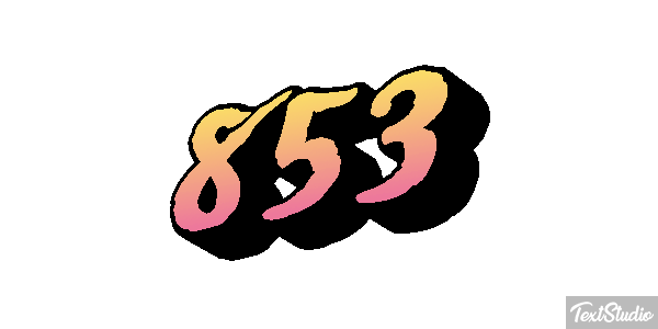 853 Efecto de texto