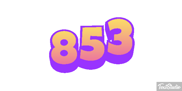 853 Efecto de texto