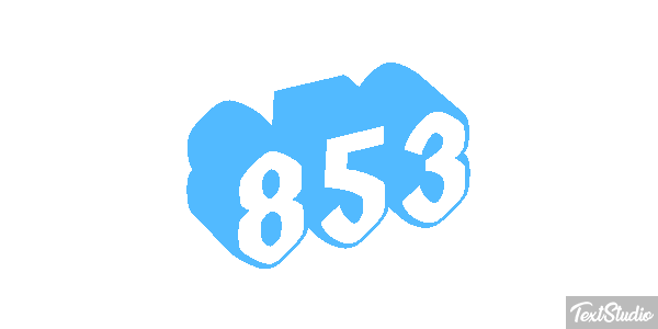853 Efecto de texto
