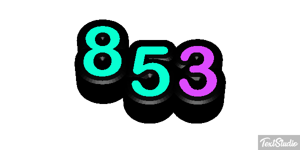 853 Efecto de texto