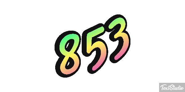 853 Efecto de texto