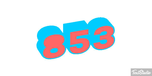 853 Efecto de texto
