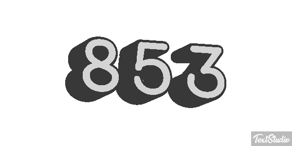 853 Efecto de texto