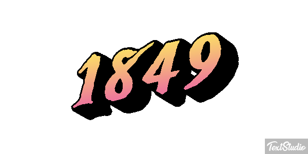 1849 Text effect