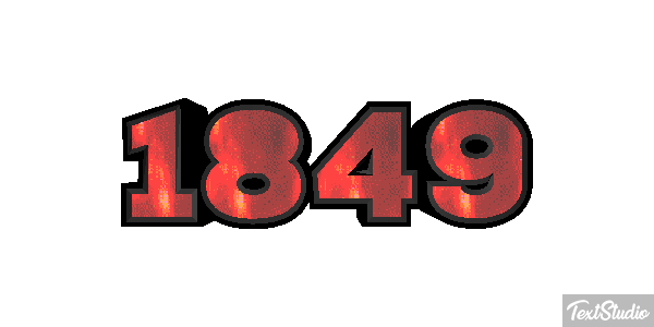 1849 Text effect