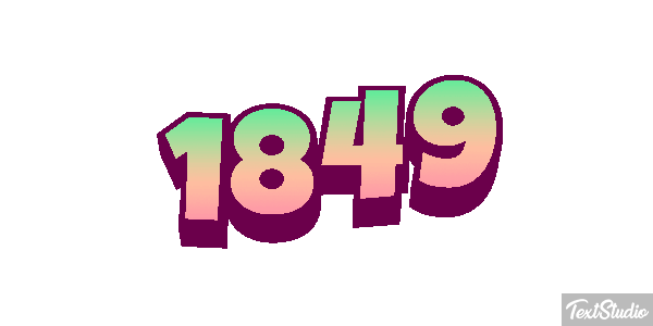 1849 Text effect