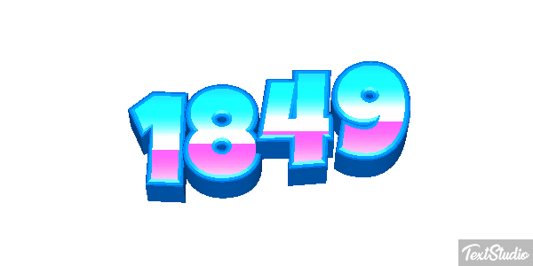 1849 Text effect