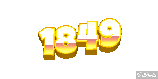 1849 Text effect