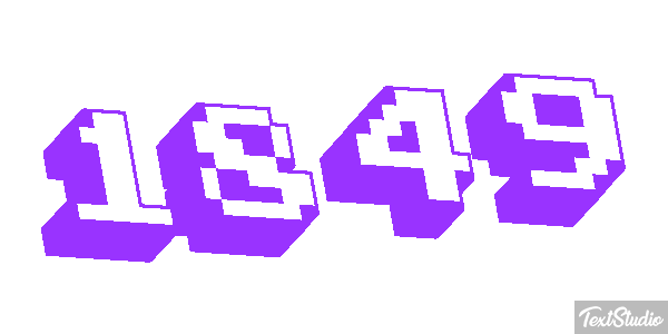 1849 Text effect