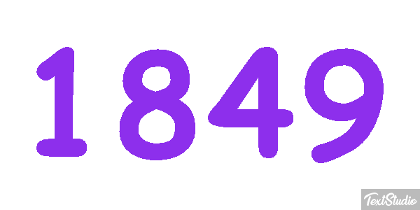 1849 Text effect