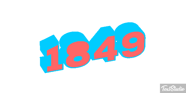 1849 Text effect