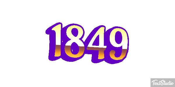 1849 Text effect
