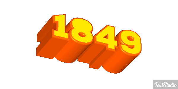 1849 Text effect