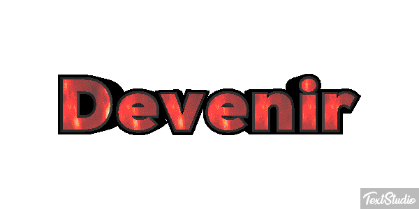 Devenir Текстовый эффект