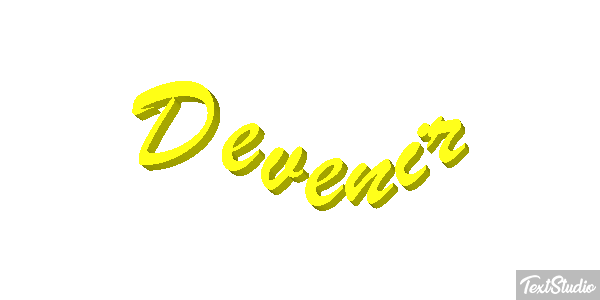 Devenir Текстовый эффект