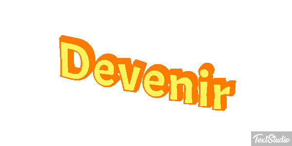 Devenir Текстовый эффект