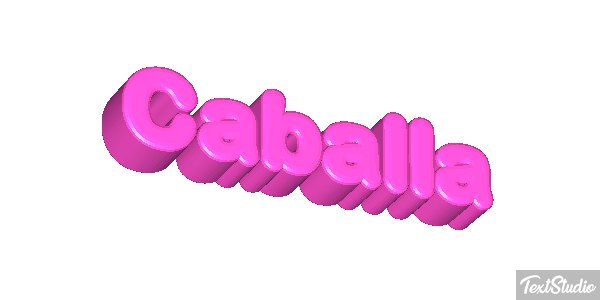 Caballa Efecto de texto