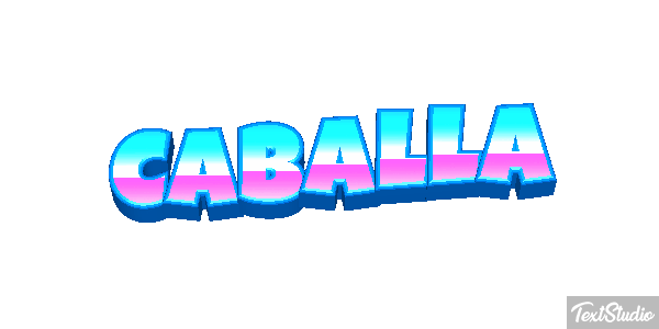 Caballa Efecto de texto