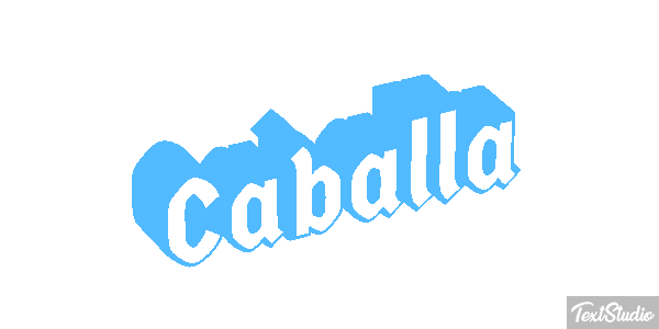 Caballa Efecto de texto