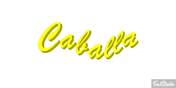 Caballa Efecto de texto